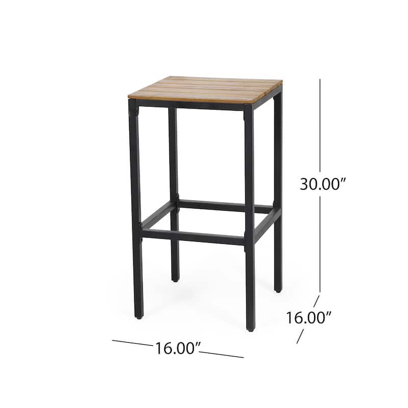 Dorset Acacia Wood Bar Stools by Christopher Knight Home