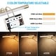 preview thumbnail 6 of 5, LED Picture Light, 2700K/3000K/4000K Selectable, Antique Brass - 2PACK