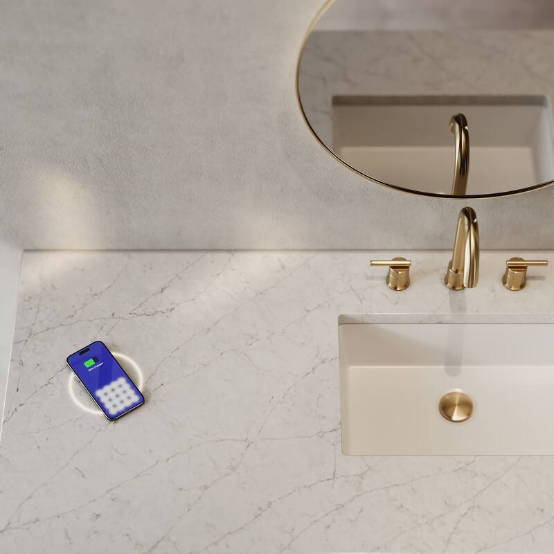 James Martin Vanities 670-V60S-FEJP Amberly 60" Wall Mounted or Free