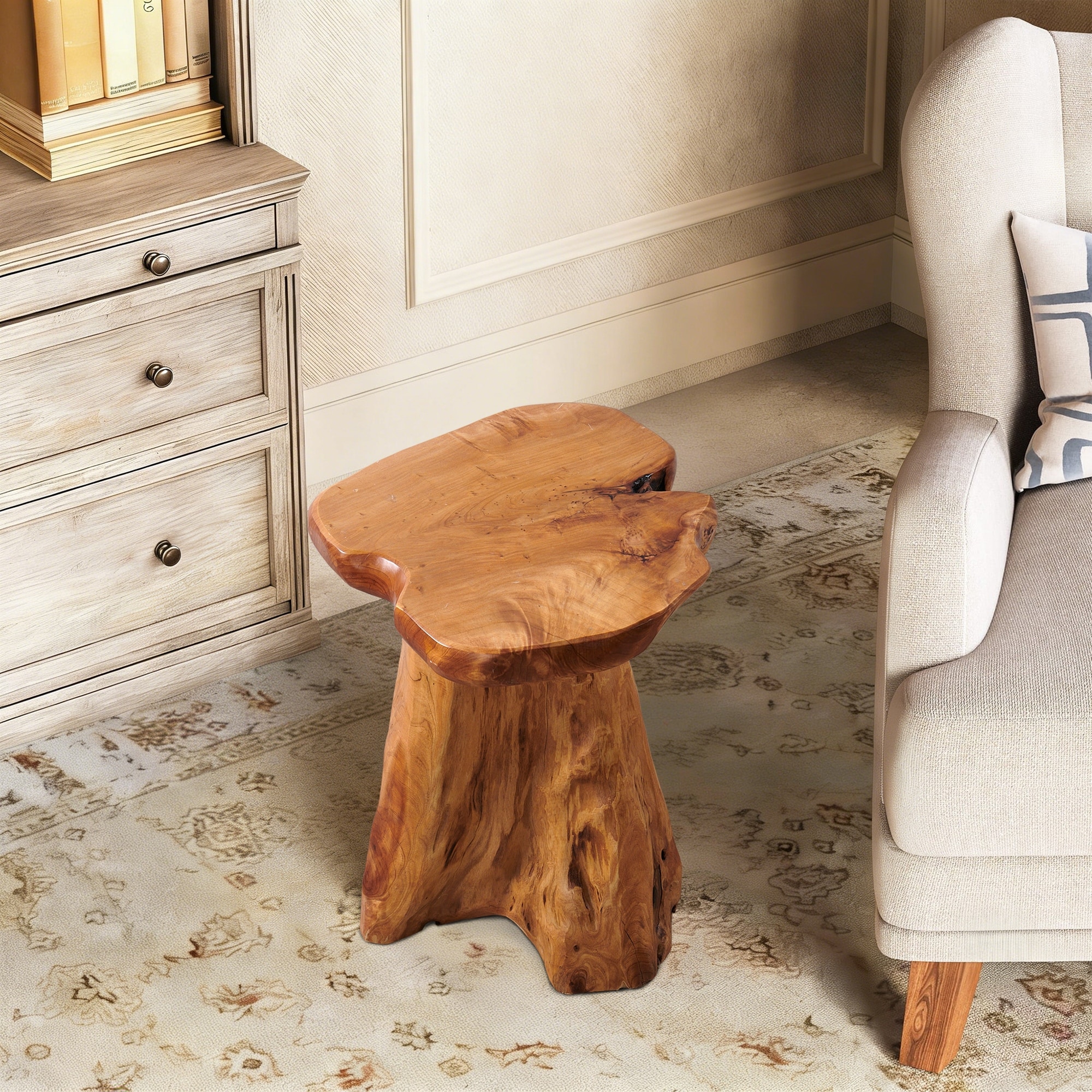 Cedar Wood Tree Root Stool - 13.7