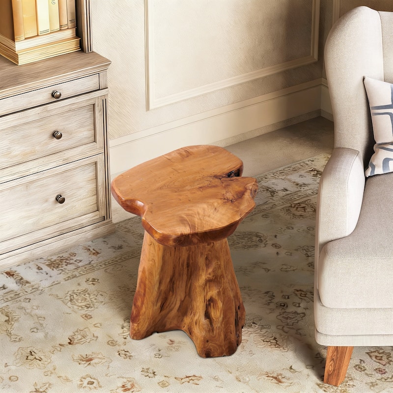 Cedar Wood Tree Root Stool - 13.7" x 13.7" x 18.9"
