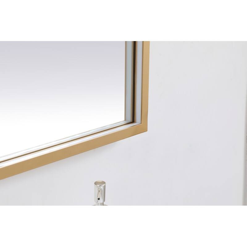 Indigo Home 36x60 inch LED mirror with adjustable color temperature