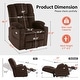 preview thumbnail 24 of 38, MCombo Large Dual Motor Power Lift Recliner Chair with Massage and Dual Heating for Big and Tall Elderly People, Fabric 7634