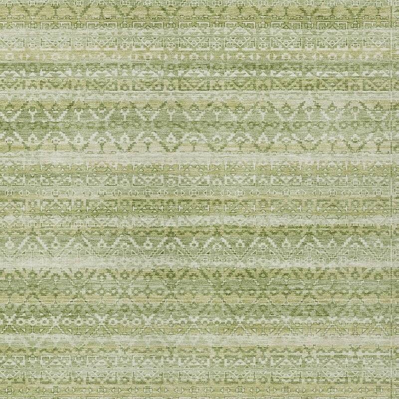 HomeRoots Striped Transitional Rectangle Outdoor Rug