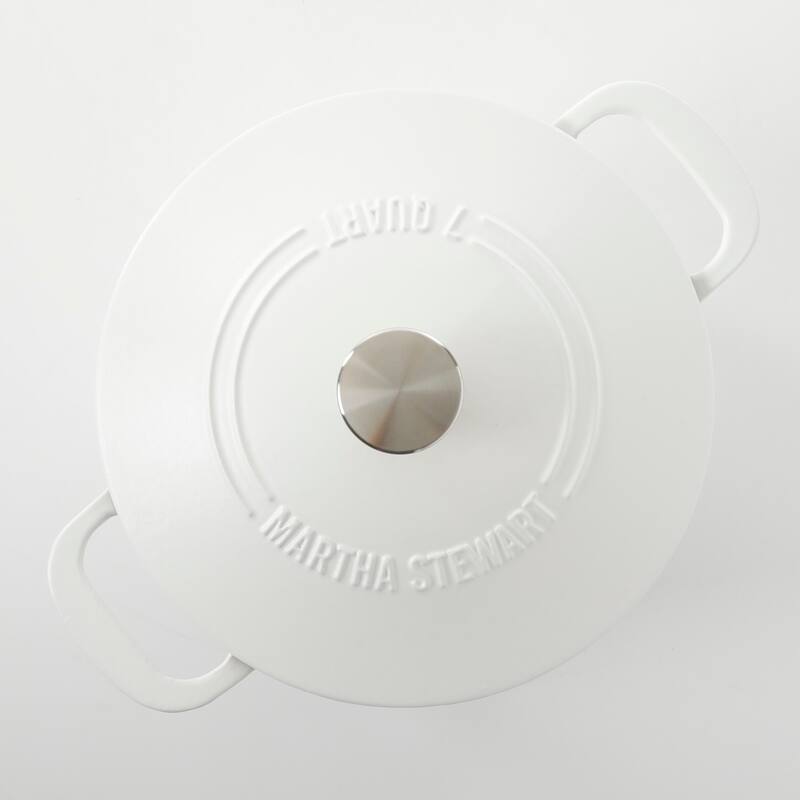 Martha Stewart Gatwick 7 QT Enamel Cast Iron Dutch Oven