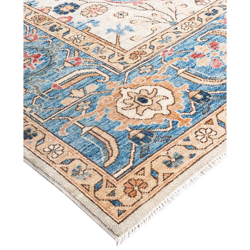 Serapi One-of-a-Kind Hand-Knotted Area Rug - Ivory - 8' 11" x 11' 10"