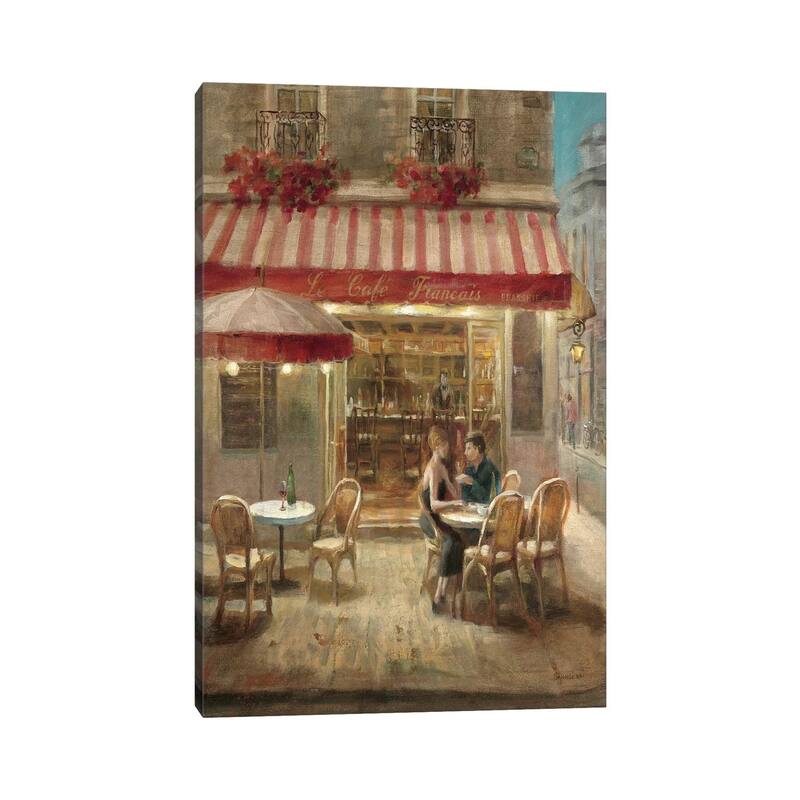 iCanvas "Paris Cafe II Crop" by Danhui Nai Canvas Print