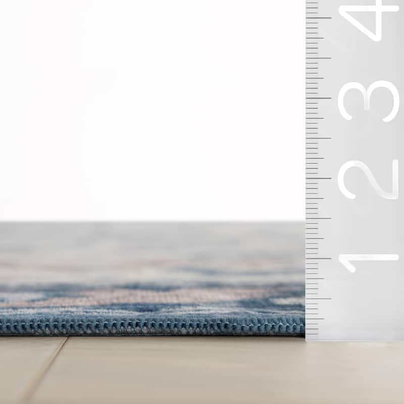 Nuloom Audessa Floral & Paisley Washable Rug