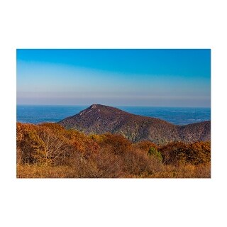 Old Rag Mountain Virginia Old Rag Mountain in Autumn Art Print/Poster ...