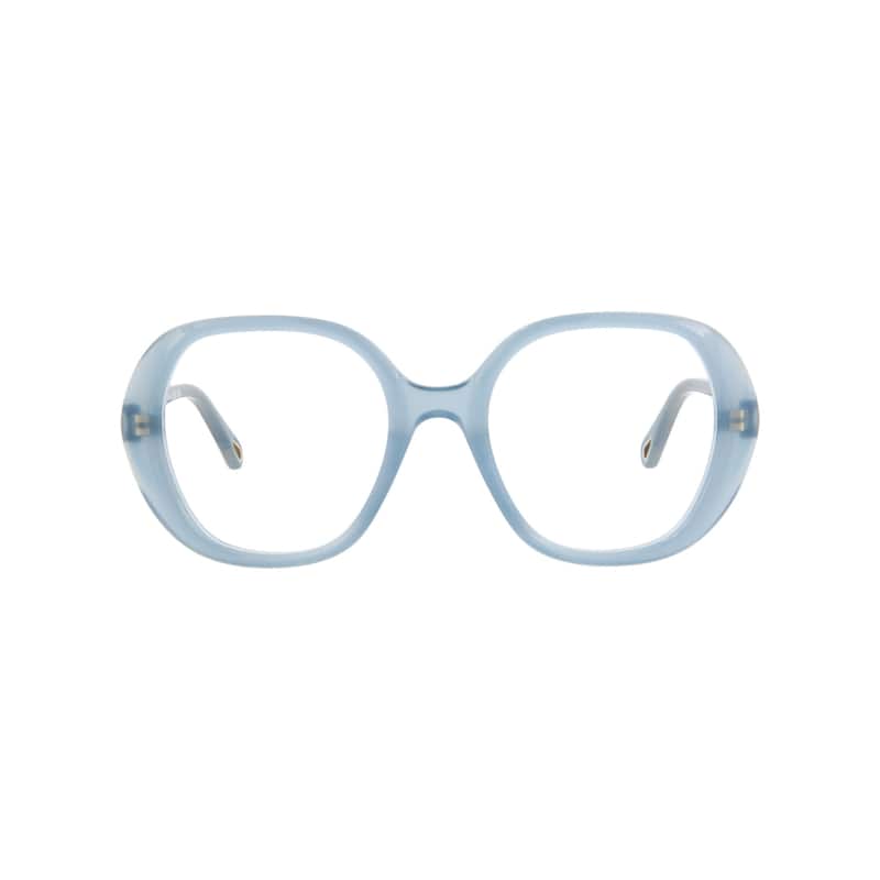 Chloé Square-Frame Bio Acetate Optical Frames - Light Blue Light Blue Transparent - Blue