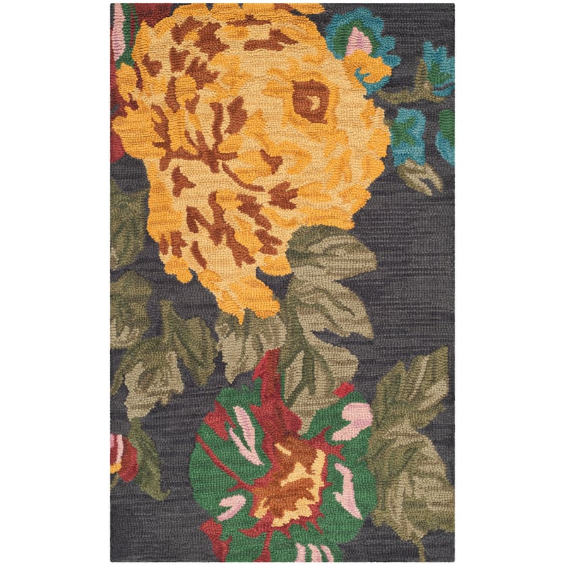 SAFAVIEH Handmade Jardin Cath Country Floral Wool Rug