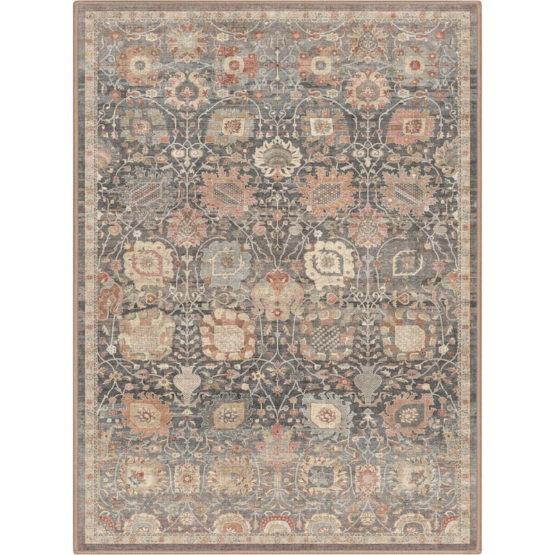 Well Woven Apollo Serapi Vienna Medallon Vintage Flat-Weave Area Rug