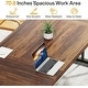 preview thumbnail 29 of 53, 70.8-Inch Executive Desk, Large Computer Office Desk Workstation