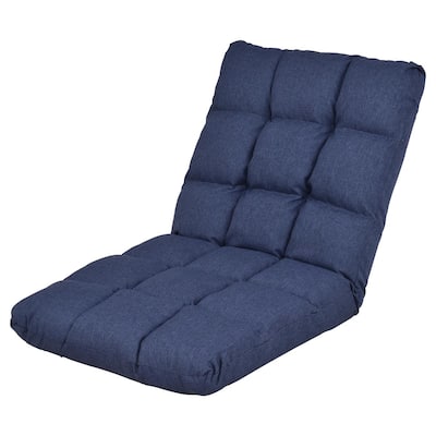 Gymax Adjustable Folding Gaming Chair Cushioned Floor Chair Adjustable