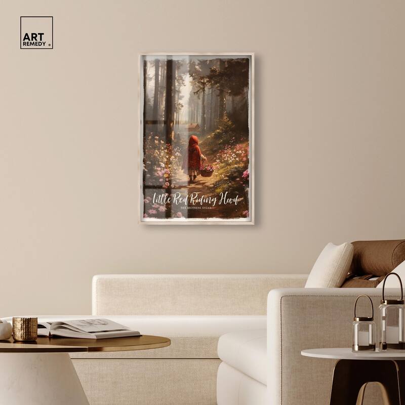 Classic Red Riding Hood Shadowbox by Art Remedy