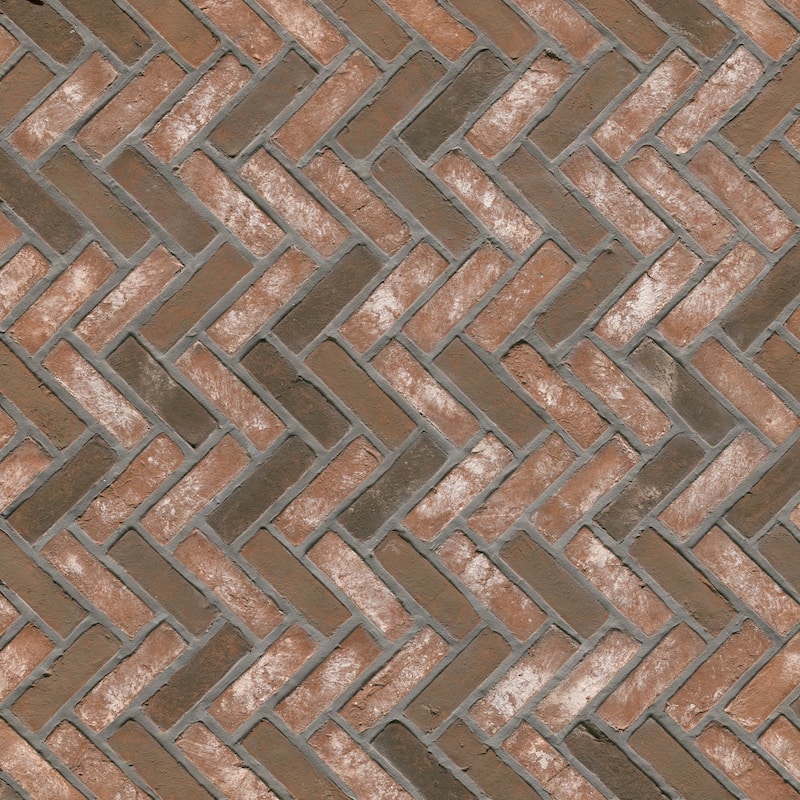 Ackland AKM-B-TE2.25X7.5HBN-CA Terabrik - 11" x 16" Clay Herringbone