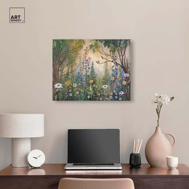 Daisy Dawn I Canvas by Art Remedy, Gallery Wrapped