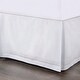 preview thumbnail 1 of 4, HiEnd Accents 100% Cotton Hotel Luxury Embroidered Border Bed Skirt, 1PC Queen
