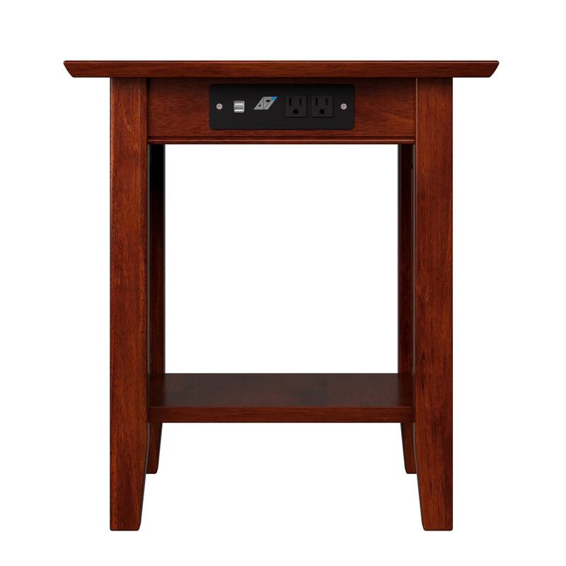 AFI Nantucket End Table with Built-in Charger