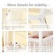 preview thumbnail 8 of 17, Twin Size Floor Wooden Bed with House Roof Frame and Safety Guardrails