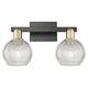 Option Black Antique Brass / Clear Basketweave