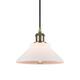 Option Matte White / Antique Brass