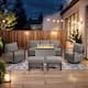 Option Grey Wicker Gray Cushion