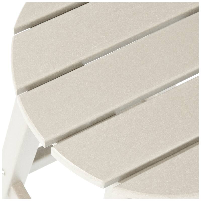 Laguna Hdpe All Weather Outdoor Patio 29" Round Bar Stool (Set Of 3)