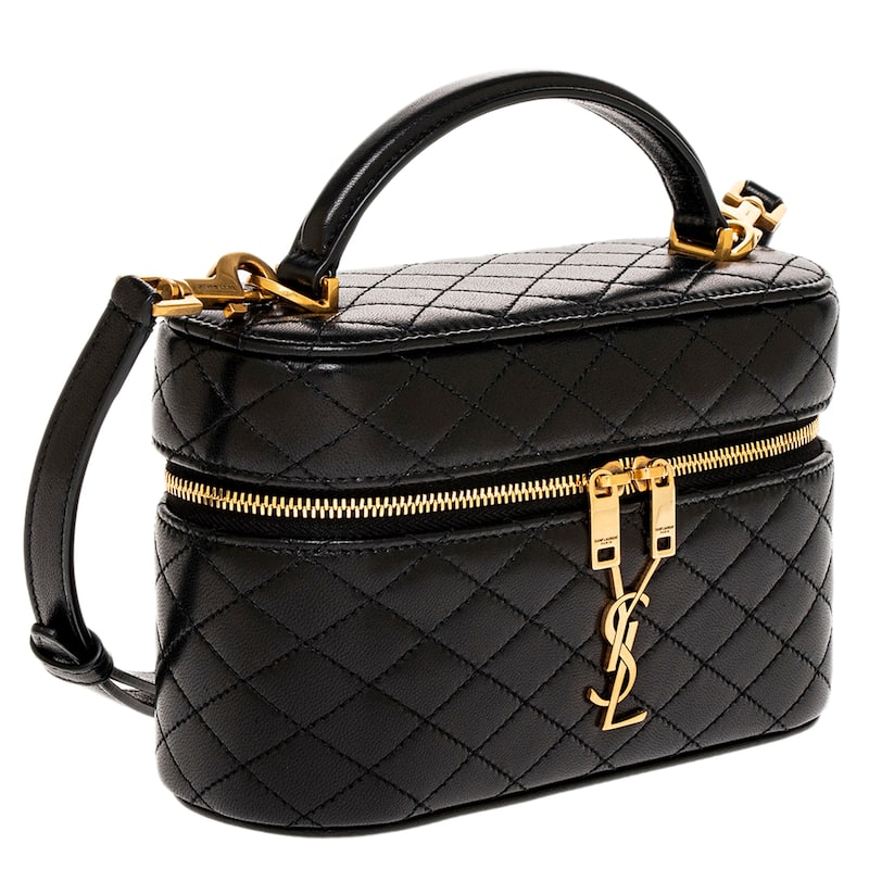 Saint Laurent Gaby Vanity Bag - Black