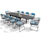 Option Table-Black&Chair-Blue
