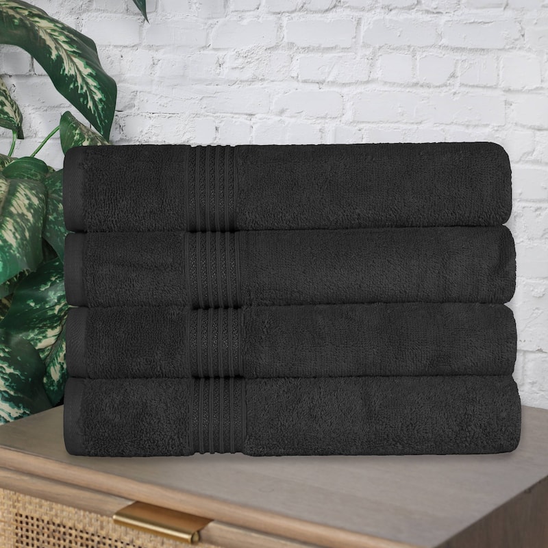Superior Heritage Egyptian Cotton Absorbent Bath Towel Set of 4