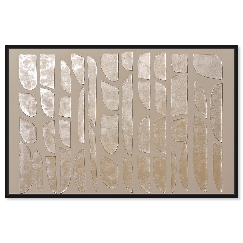 Textured Tiles Canvas by Art Remedy