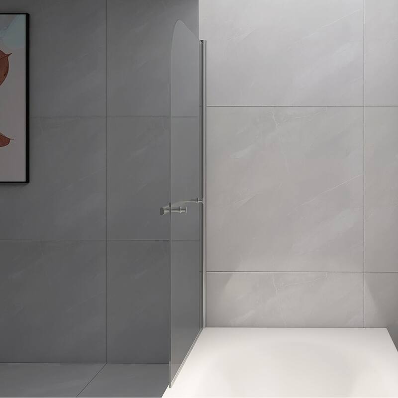 31" x 55" Frameless Pivot Tub Door - 31" x 55"