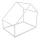 preview thumbnail 49 of 48, Wooden Twin/Full Bed Frames with Roof, Montessori House Shaped Floor Bed for Kids Girls Boys, Sturdy Framework, Easy Assembly