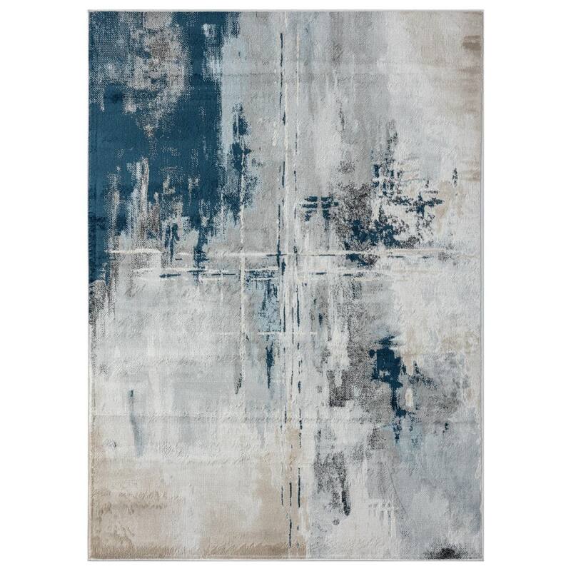 Luxe Weavers Distressed Modern Abstract Area Rug, Indoor Carpet