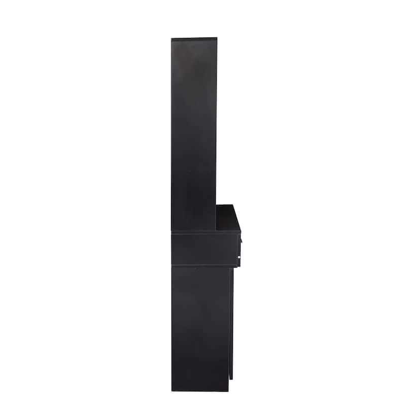 Black Modern, Simple Hair Vanity