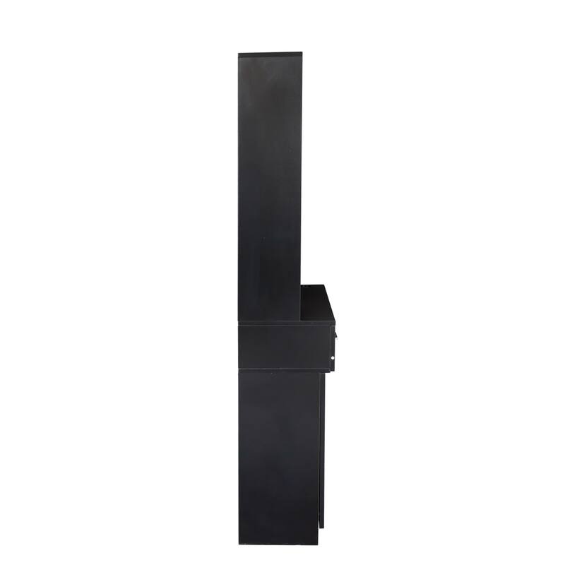 Modern simple hair desk,multi layer storage,large storage space,wooden cabinets are easy to clean, good hardness
