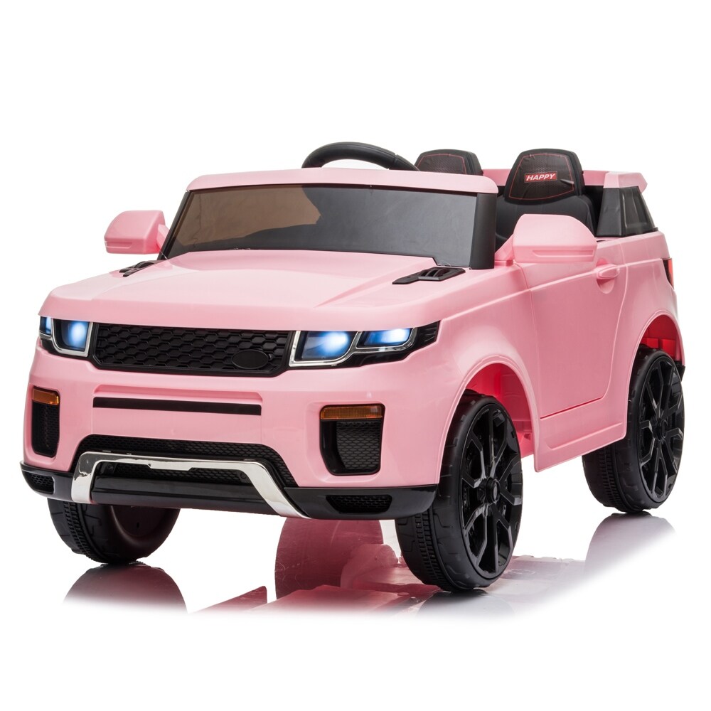 childs pink car