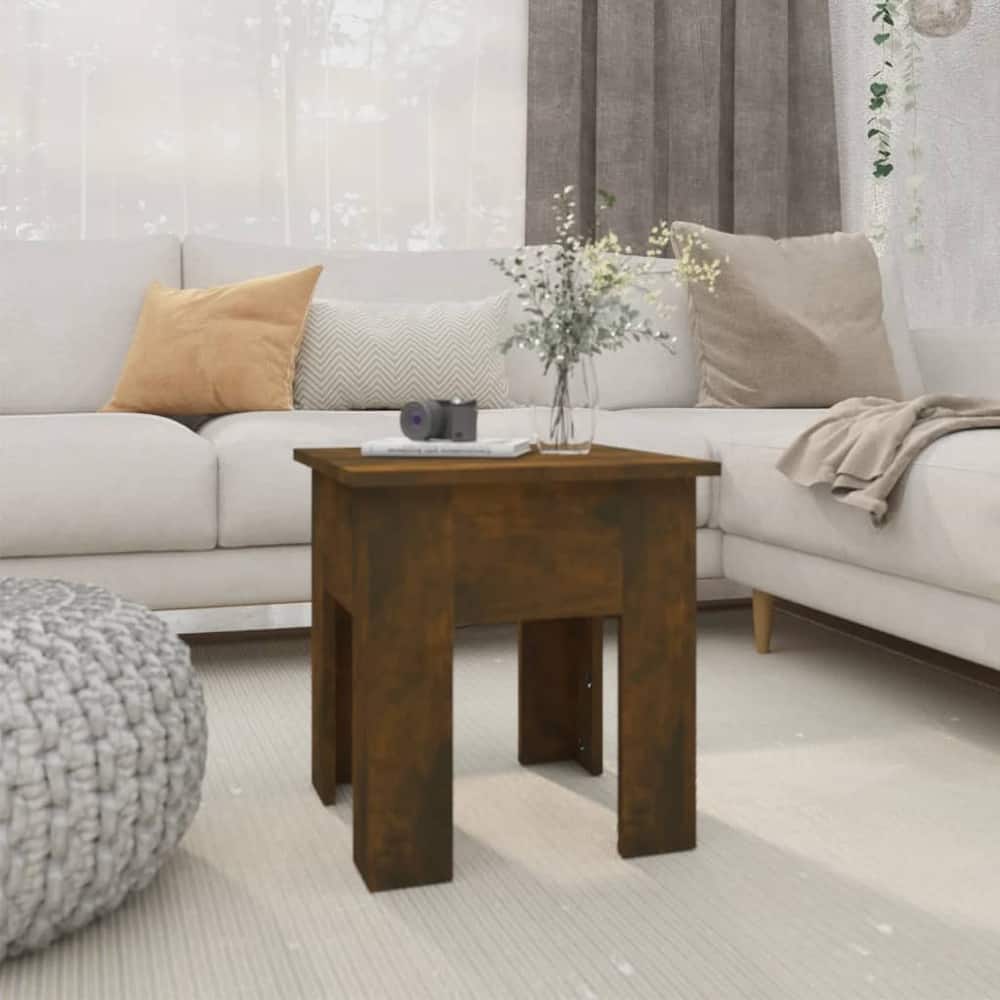 vidaXL Coffee Table End Table Sofa Table Living Room Furniture Engineered Wood - 15.7" x 15.7" x 16.5"