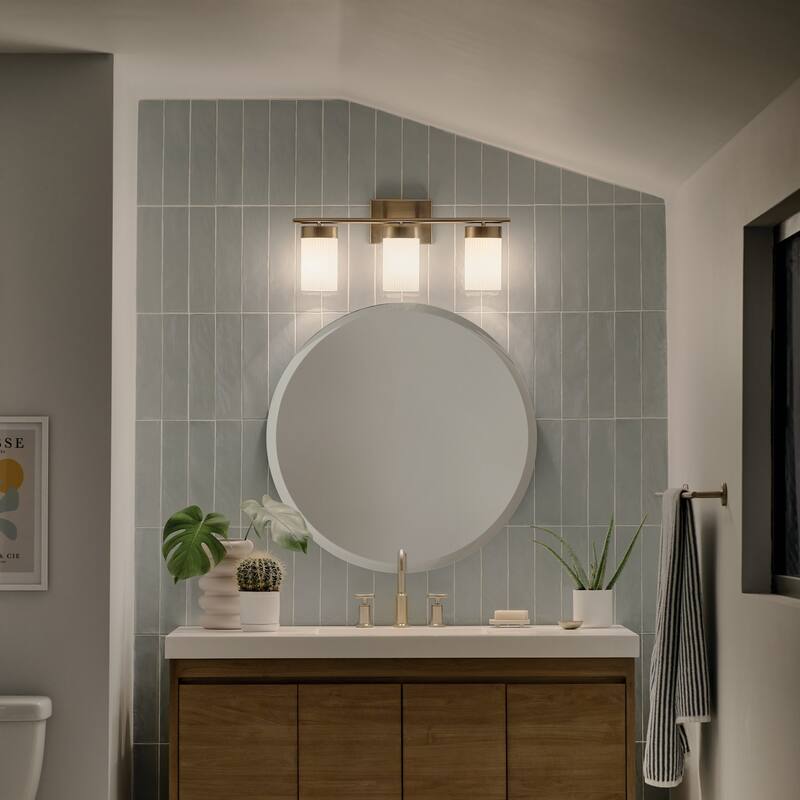 Kichler 55112 Ciona 3 Light 24" Wide Bathroom Vanity Light