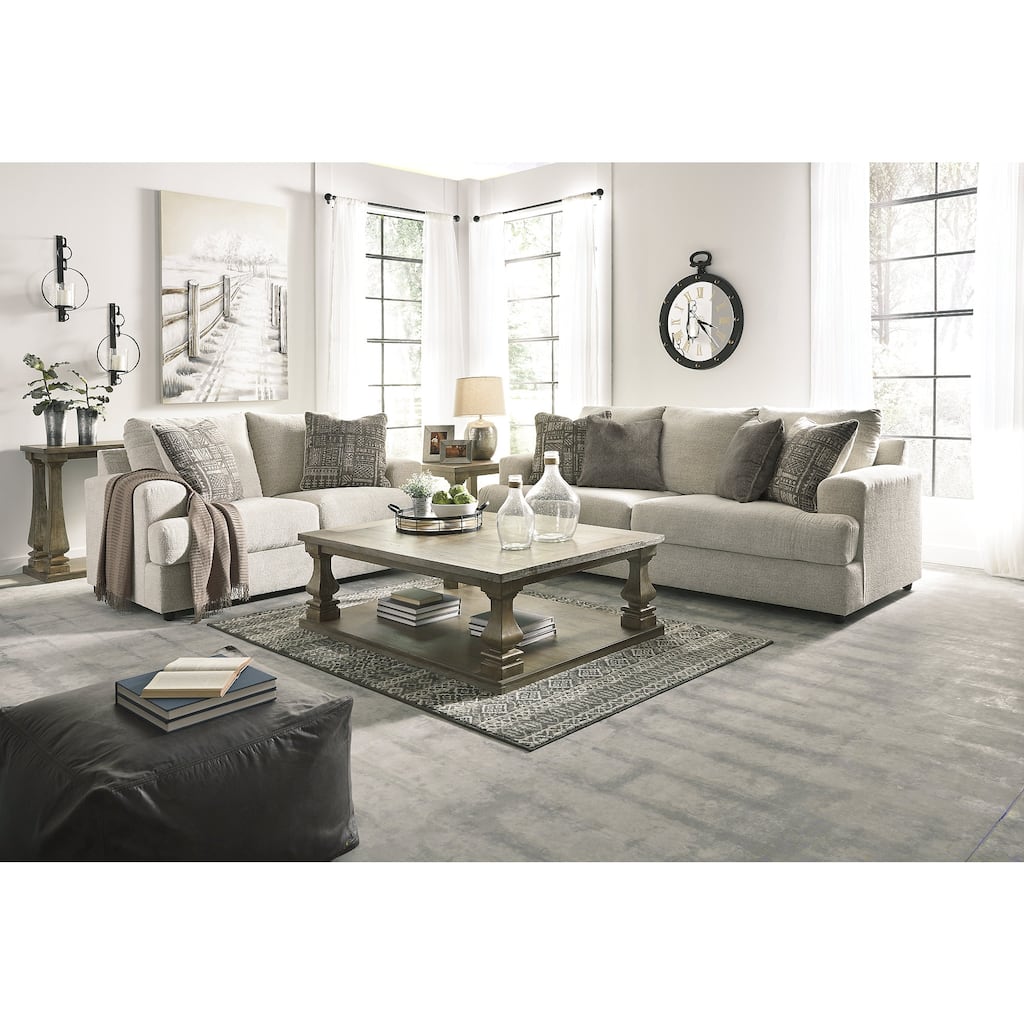 Signature Design by Ashley Soletren White 4-Piece Upholstery Package - 96" W x 40" D x 39" H