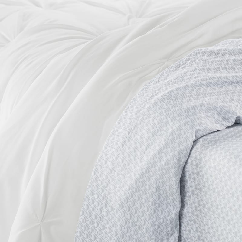 Serta Simply Clean Antimicrobial Pleated Bed in a Bag