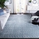 preview thumbnail 2 of 7, SAFAVIEH Handmade Mirage Arisa Modern Abstract Viscose Rug 6' x 9' - Blue/Multi - Rectangle