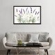 preview thumbnail 6 of 13, iCanvas "Floursack Lavender V on Linen" by Danhui Nai Framed