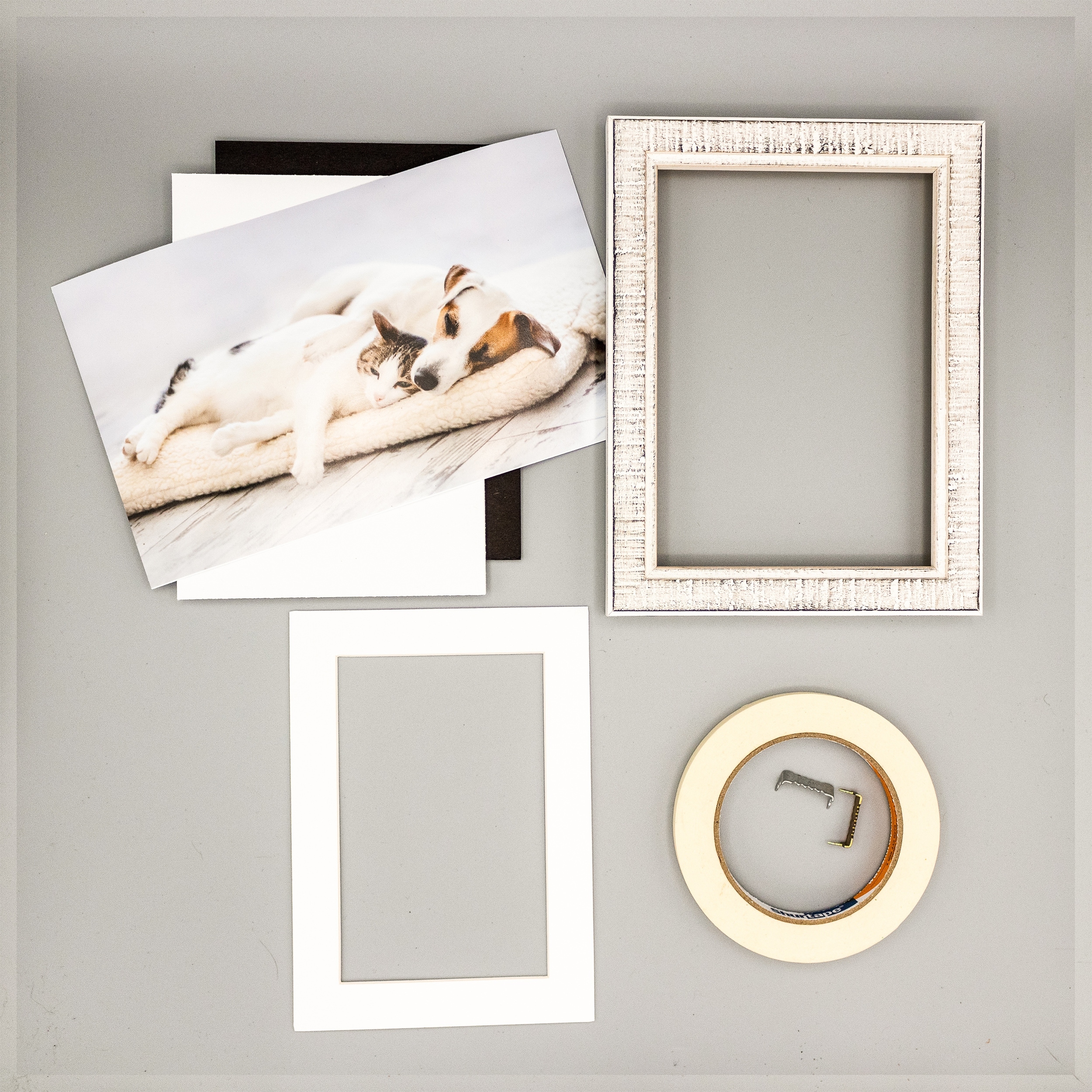 5x7 Mat for 8x10 Frame - Precut Mat Board Acid-Free Textured White 5x7 Photo Matte Made to Fit A 8x10 Picture Frame
