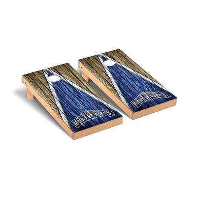 Mount St. Marys Mountaineers The Mount Triangle Cornhole Board Set