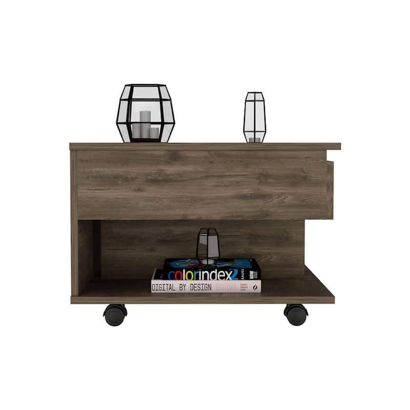 Living Room Storage Table With Pulley