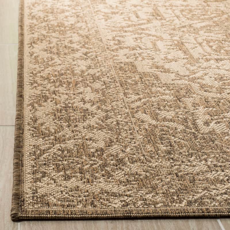 SAFAVIEH Linden Rick Indoor/ Outdoor Patio Backyard Rug