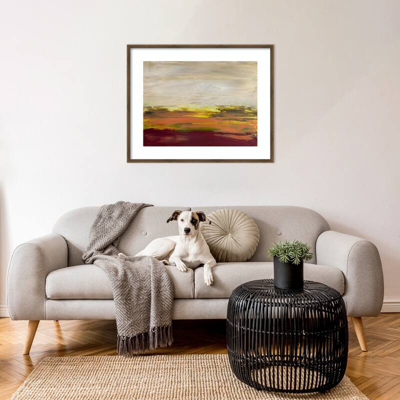 Calypso Glow by Julia Contacessi Wood Framed Wall Art Print