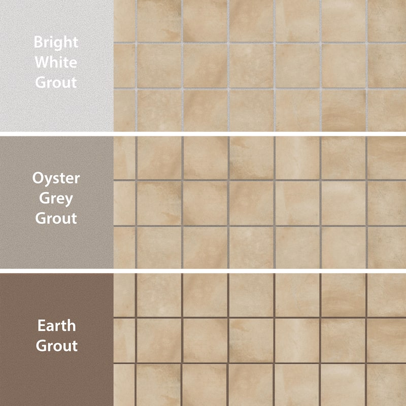 Merola Tile Laverton Taco Beige 1-5/8" x 1-5/8" Porcelain Floor and Wall Tile